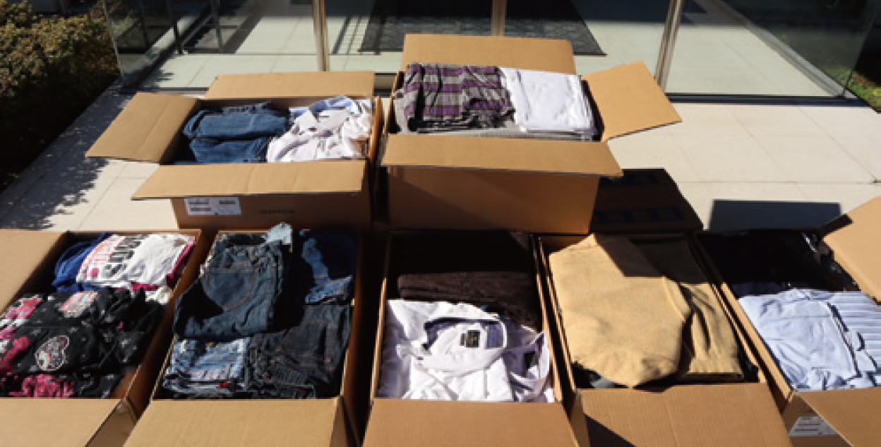 Secondhand clothing donation to NPOs