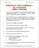 Enhanced inspections for storage conditions of chemical substances in the workplace