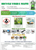 E-Waste collection and recycling promotion