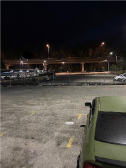 Lighting reductions at on-site parking lots at night