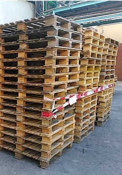 Recovery and reuse of shipping pallets