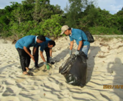 Clean-up the coastal area