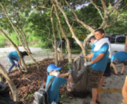 Clean-up the coastal area