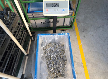 Collection and donation of pull-tabs and plastic bottle caps