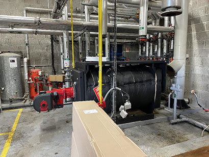 Promotion of energy saving by introducing highly efficient equipment