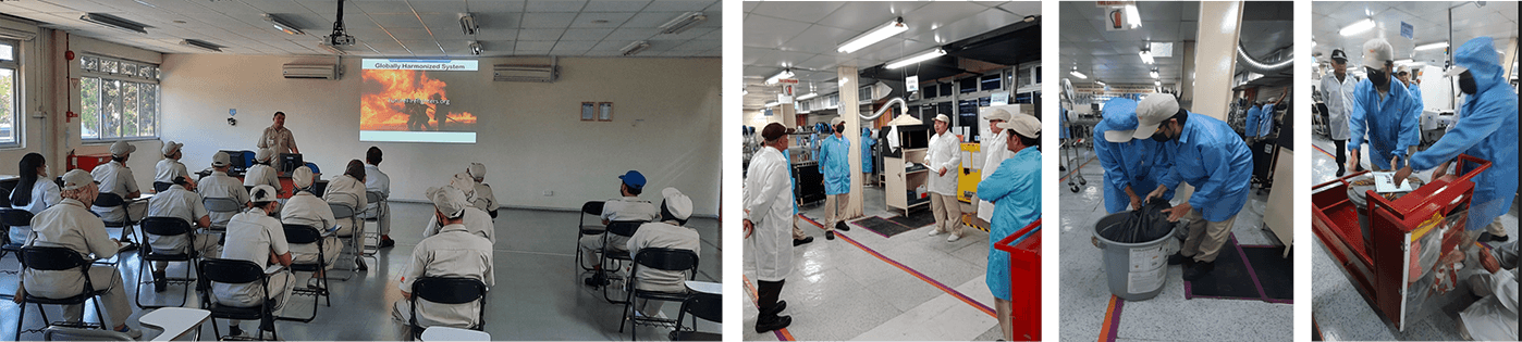Specialized education for chemical substance handlers