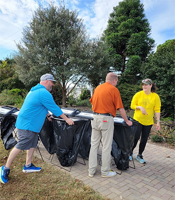 Support and participation in local event