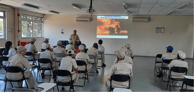 Specialized education for chemical substance handlers