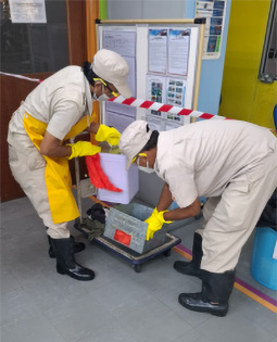 Specialized education for chemical substance handlers