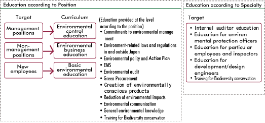 Education according to Position and Specialty