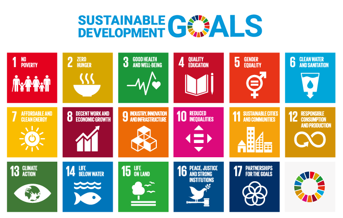 SDGs：Sustainable Development Goals